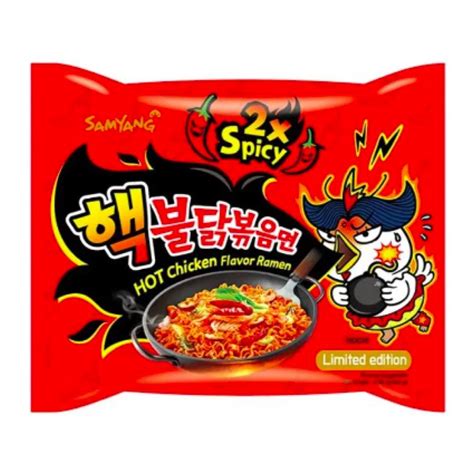 Mì Khô Gà Cực Cay Buldak Spicy 2x Hot Chicken Flavored Ramen 140g