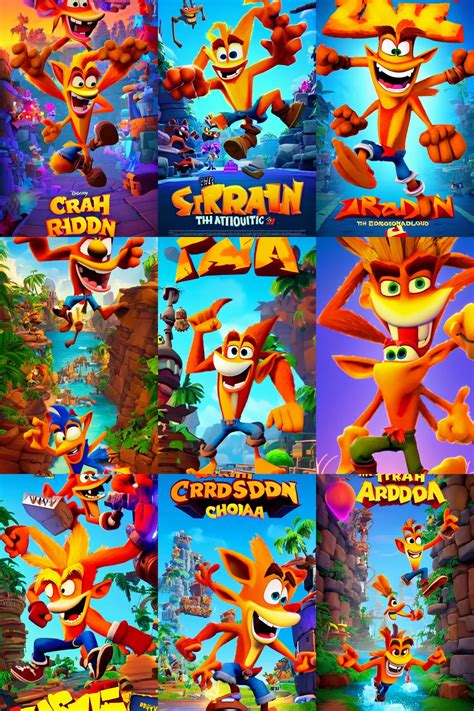 Crash Bandicoot The Movie 2 0 2 4 Sony Pictures Stable Diffusion