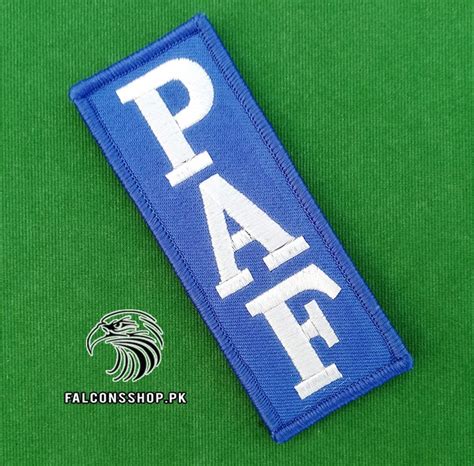 Paf Shoulder Patch Blue Falcons Shop Online Aviation Shop Cash