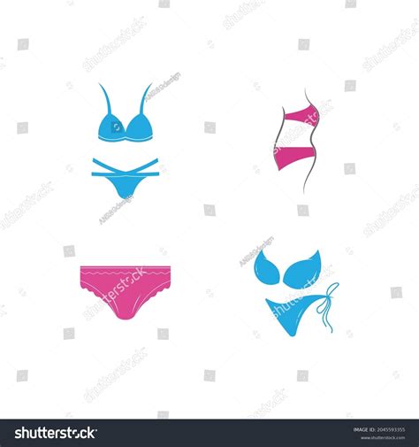 Bikini Logos Vector Template Swimsuit Logo Stock Vector Royalty Free Shutterstock