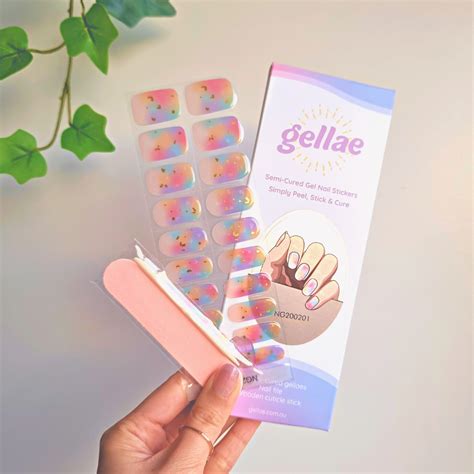 Best Diy Semi Cured Gel Nail Stickers Gellae Australia