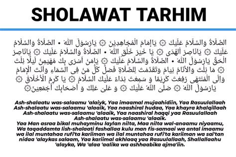 Bacaan Sholawat Tarhim Subuh Lengkap Arab Latin Dan Arti Ash Sholatu