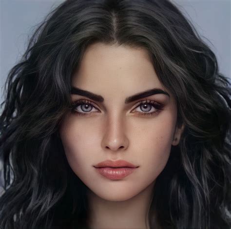 Digital Portrait Art Digital Art Girl Most Beautiful Faces Female