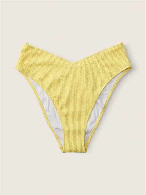 Krinkle Y Ksek Bel Cheeky Bikini Alt