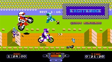 Excitebike Nes Game Nintendo Youtube