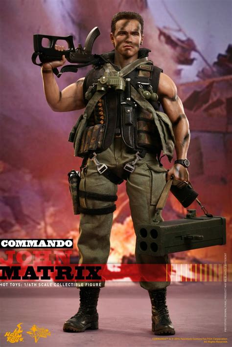Toyhaven Preview Hot Toys Mms Commando Th Arnold Schwarzenegger As John Matrix Inch Figure