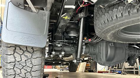 2023 Ford F350 Helper Airbags Installed YouTube