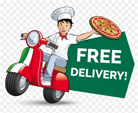 Free Delivery - Pizza - Free Transparent PNG Clipart Images Download