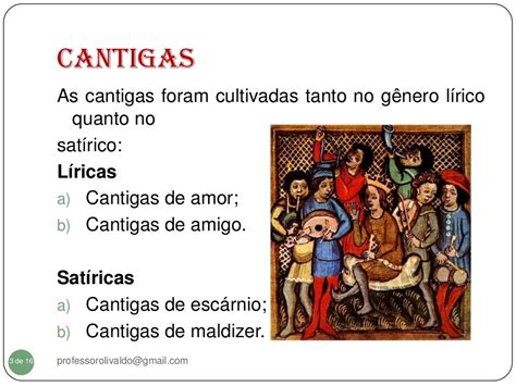 Tipos De Cantigas Trovadorismo - 8