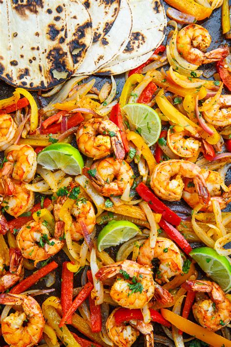 Sheet Pan Shrimp Fajitas Recipe On Closet Cooking