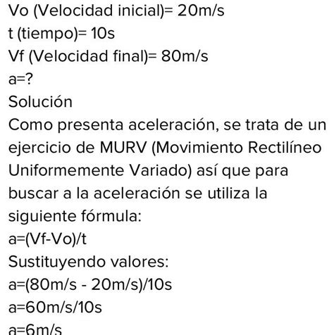 Un M Vil Viaja A La Velocidad De Km H Acelera Durante Min Y