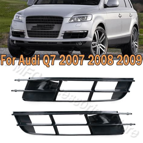 Pmfc Fog Light Grille Car Front Lower Bumper Cover Grille Plastic Black