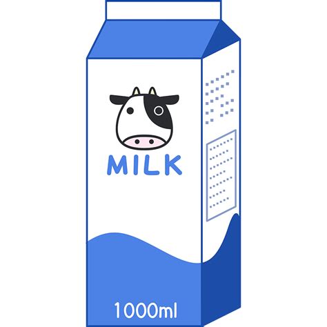 牛乳パック 無料イラスト＆かわいいフリー素材集 ねこ画伯コハクちゃん