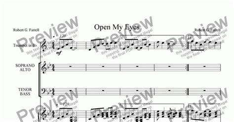 Open My Eyes Download Sheet Music Pdf File