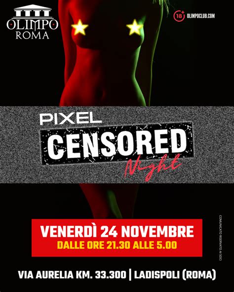 Pixel Censored Night Olimpo Club Priv Roma Scambio Coppie