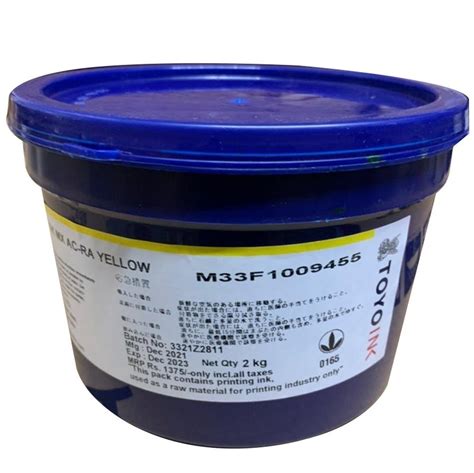 Toyo Ink TK MX AC RA Yellow Bucket Packaging Size 2 Kg At Rs 430 Kg