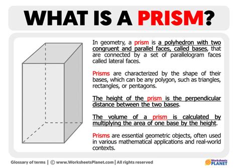 What Is A Prism Definition Of Prism