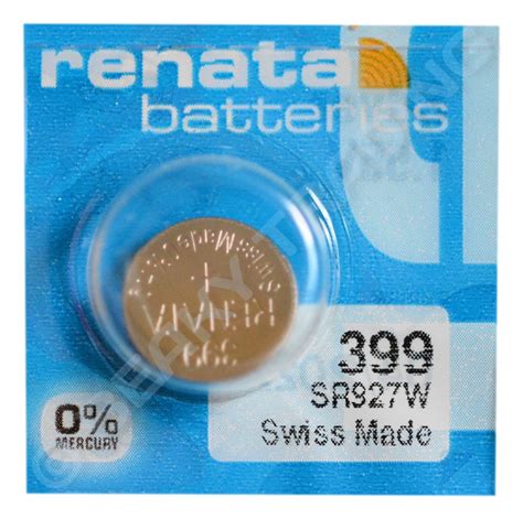 Renata 399 SR927W SB-BP Watch Battery 1.55v | Beaky Trading