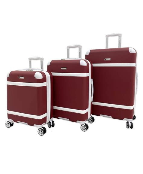 London Fog Vintage Ii Expandable Hardside Spinner Set In Red Lyst