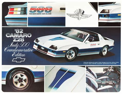 1982 Chevy Camaro Z28 Specs
