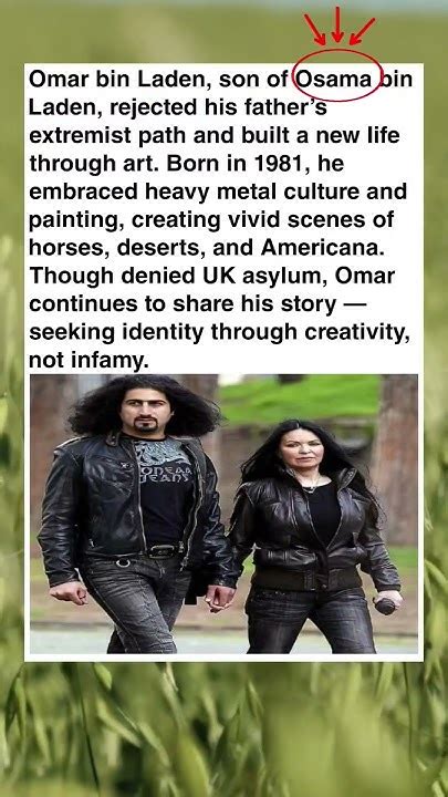 Osama bin Laden's Son lead a Life of Art and Heavy Metal😱😱 #shorts #