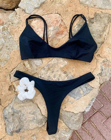 Brazilian Bikini Thong Bikini String Bikini Sexy Bikini Triangle Bikini Thong Bikini Set Etsy