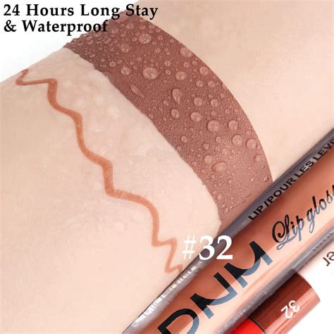 Amy S Diary Nude Matte Lip Liner And Liquid Lipstick Set Long Lasting H Matte Lips