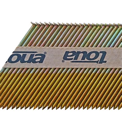 Реечные гвозди 34 градуса 3.05х90 мм ершеные гальванизированные (EG ...