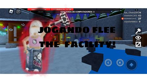 Jogando Flee The Facility Deu Certo Youtube