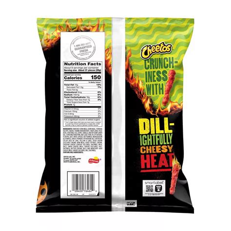 Buy Cheetos Flamin Hot Dill Pickle Crunchy Cheese Flavored Snacks Oz From Dollar General