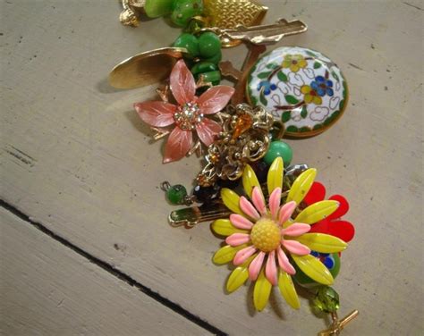 Flower Charm Bracelet - Etsy