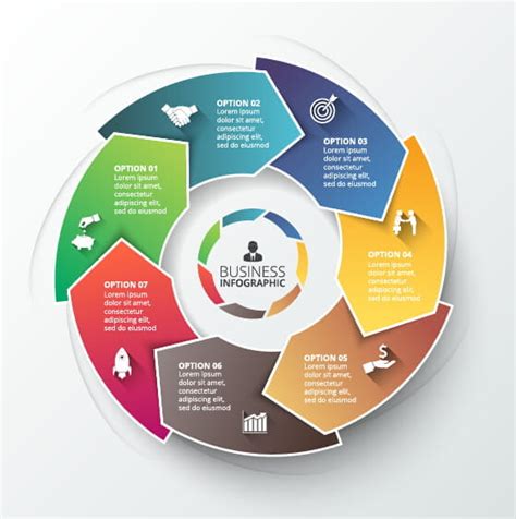 Modern Circular Infographics Vector Design Set Eps Uidownload