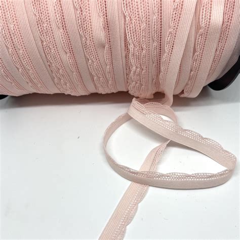 Elastic Lingerie Knicker Decor Fancy Edge SK52302 06 12mm ENGLISH ROSE PINK 19995