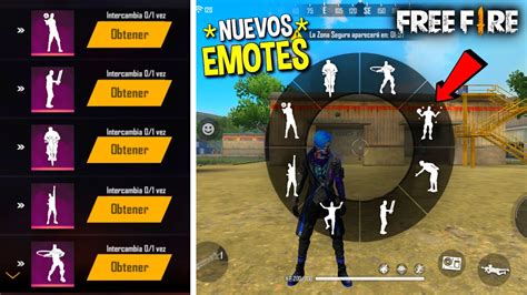 Nuevo¡ Ya Puedes Tener Los Nuevos Emotes En Free Fire Con Este Evento