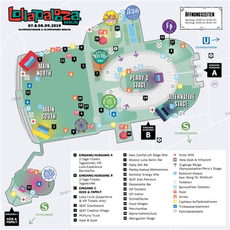 Lollapalooza Map Bobbi Arielle