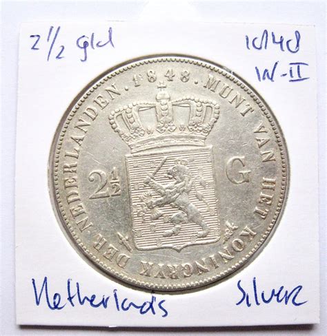 Nederland Willem II 1840 1849 2 1 2 Gulden 1848 Catawiki