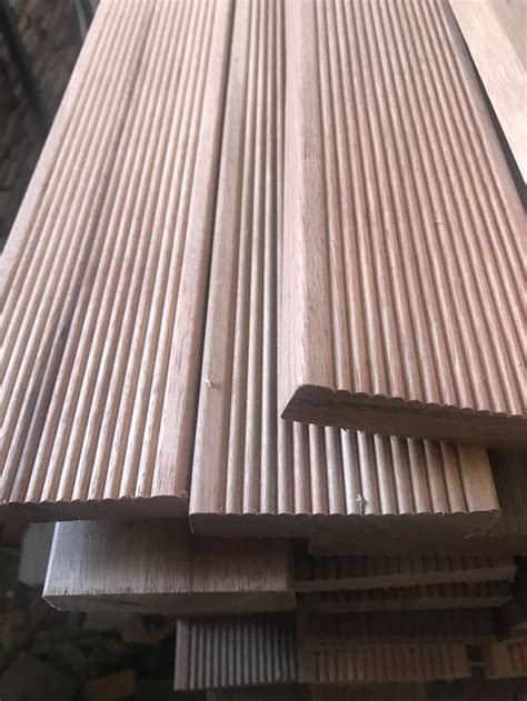 Jual Decking Kayu Kempas Panjang 120 Cm Free Ongkir Jawa Kota