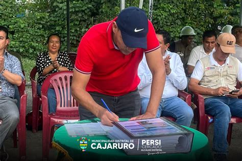 Cajaruro Se Beneficia Con Obras Del Gobierno Regional De Amazonas