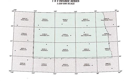 North Dakota Topographic Index Maps Nd State Usgs Topo Quads 24k