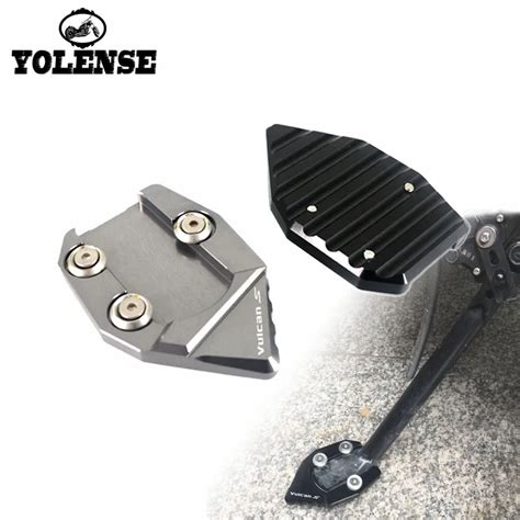 Motorcycle CNC Kickstand Foot Side Stand Extension Pad Support Plate