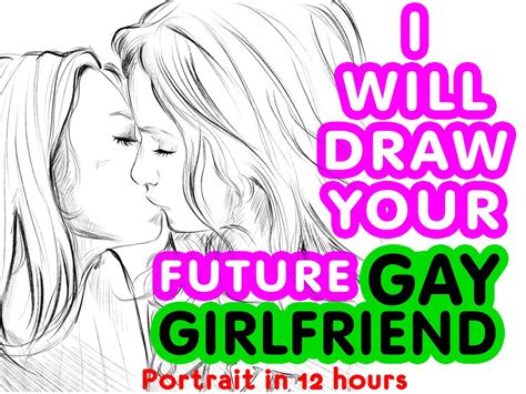 I Will Draw Your Future Gay Girlfriend Drawing Psychic Reading Etsy