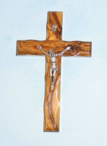 Amazon Wall Cross Crucifix Olive Wood Olivewood Bethlehem Holy