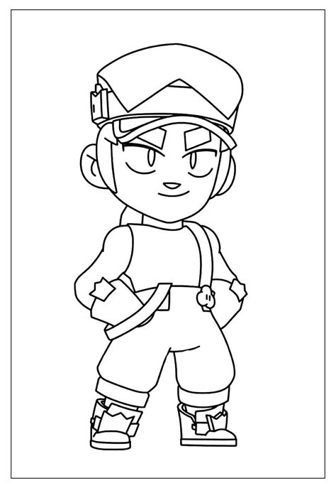 Brawl Stars Para Pintar - Desenhos de Brawl Stars para Colorir e Pintar - Tudo Para Colorir