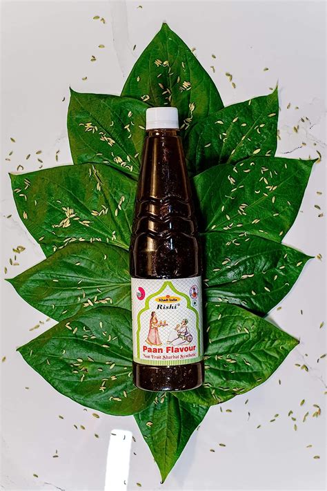 RISHI Paan Flavour Non Fruit Sharbat Synthetic Premium Betel Leaves