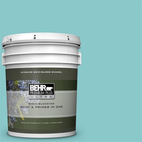 BEHR Premium Plus Ultra 5 Gal 510D 4 Embellished Blue Semi Gloss