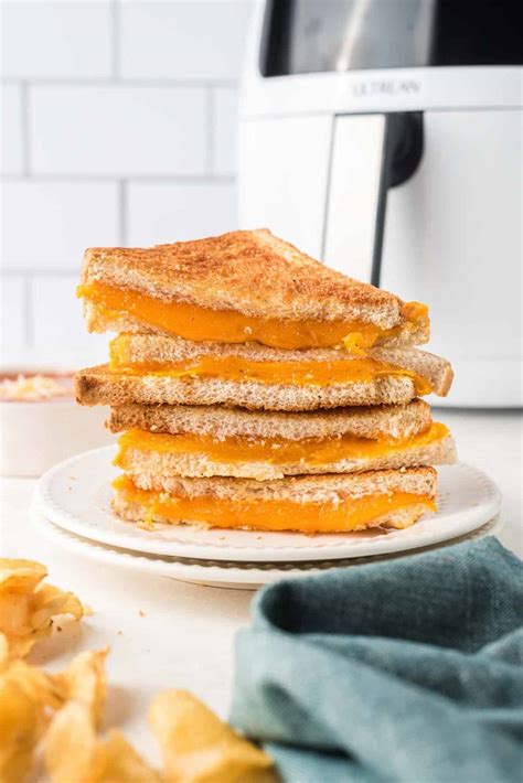 Air Fryer Grilled Cheese Sandwich With Variations Recipe Rachel Cooks®