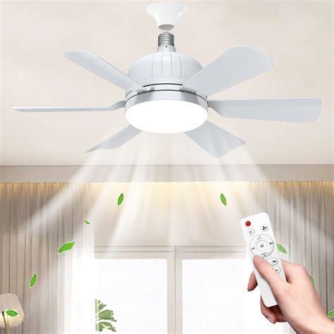 MeoYlaery Ceiling Fan with Light and Remote Control,LED Ceiling Fans ...