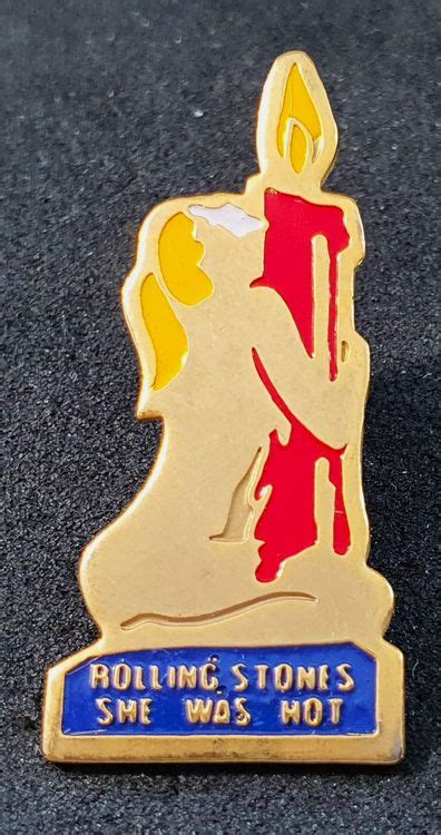 Z363 THE ROLLING STONES She was Hot Promo Pin France RAR Gebraucht in Reinach BL für CHF