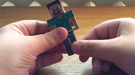 Обзор+Распаковка #1 Фигурка Стива из Minecraft - YouTube