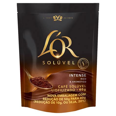O Que É Café Solúvel Liofilizado - Café Solúvel Liofilizado Intense L'Or 40g - Carrefour